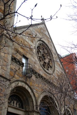 Bina ve Boston şehir merkezinde manzarası