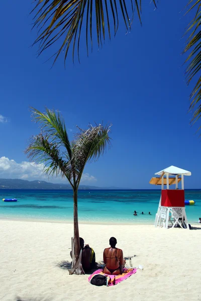 Doktor jeskyně Beach, Montego Bay, Jamajka — Stock fotografie