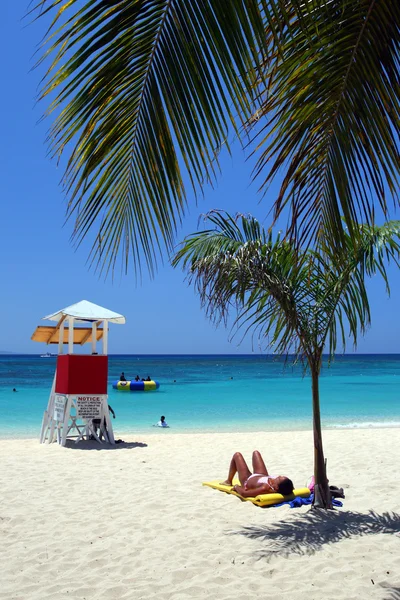 Doktor jeskyně Beach, Montego Bay, Jamajka — Stock fotografie