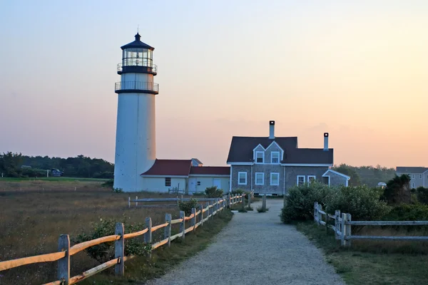 Race Point Light es un faro histórico en Cape Cod, Massachusetts — Foto de Stock