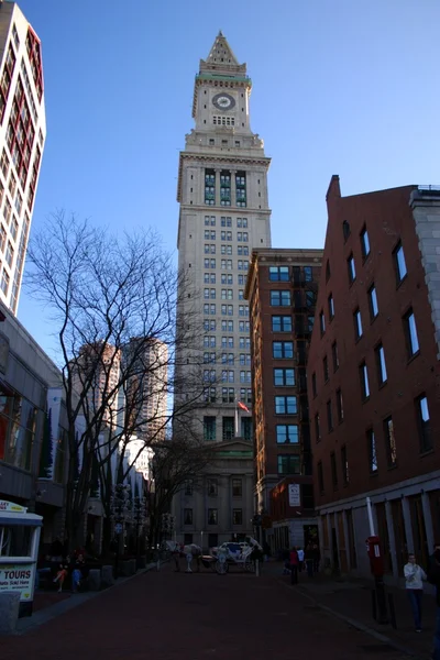 Building and skyline at Boston city center — Stock Photo, Image