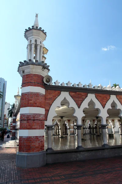 Zabytkowy Meczet masjid jamek w kuala lumpur, Malezja — Zdjęcie stockowe