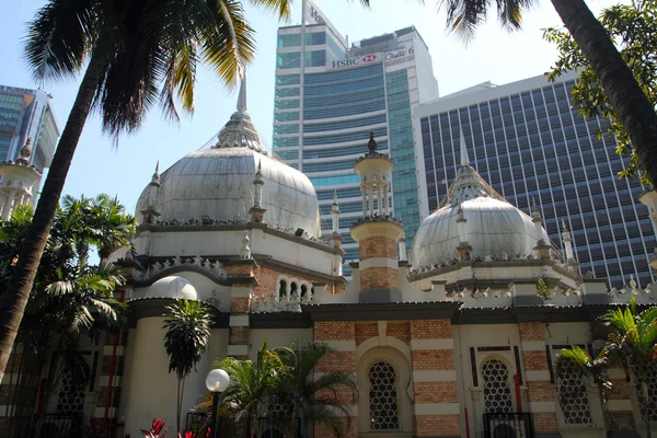 Mezquita histórica, Masjid Jamek en Kuala Lumpur, Malasia — Foto de Stock