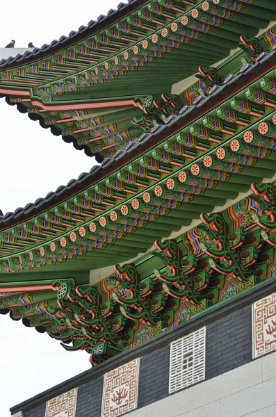 Republika Korei: Gyeongbok Palace, Seul, — Zdjęcie stockowe