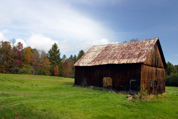 old barn on a farm