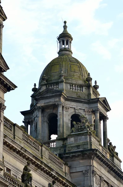 City Chambers in George Square, Glasgow, Scotlan — Stock Photo, Image