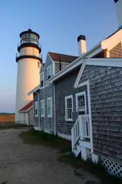 Yarış nokta ışık Cape Cod, Massachusett üzerinde tarihi bir deniz feneri olduğunu