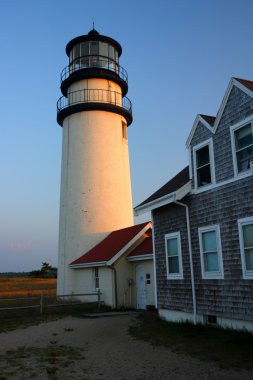 Yarış nokta ışık Cape Cod, Massachusett üzerinde tarihi bir deniz feneri olduğunu