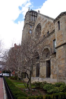 Bina ve Boston şehir merkezinde manzarası