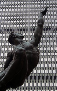 Bina ve Boston şehir merkezinde manzarası