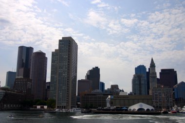 Boston Skyline stok görüntü