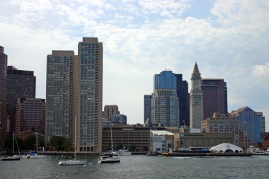 Boston Skyline stok görüntü