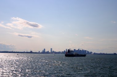 Boston Skyline stok görüntü