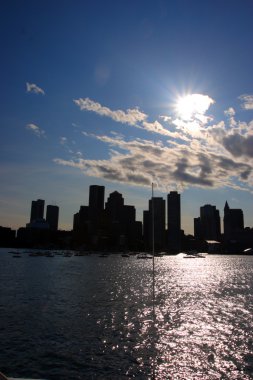 Boston Skyline stok görüntü