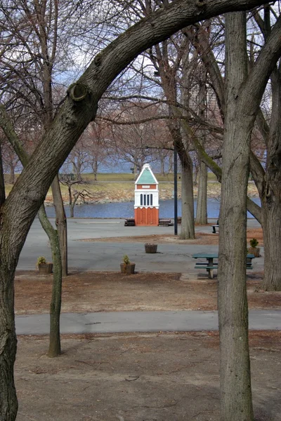 Budynku i panoramę w Boston city center — Zdjęcie stockowe