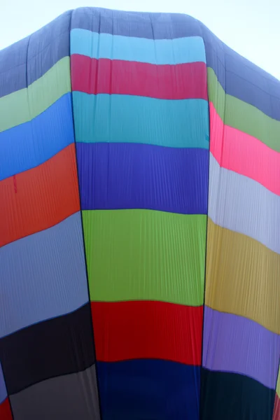 Colorful Hot air balloons preparing for flight in Vermont — Stock Photo, Image
