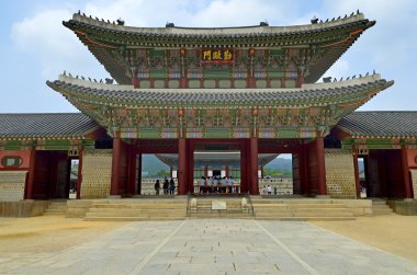 Gyeongbok Palace, Seoul, Korean Republic clipart