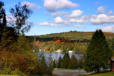 Sonbaharda yapraklar, Vermont, ABD