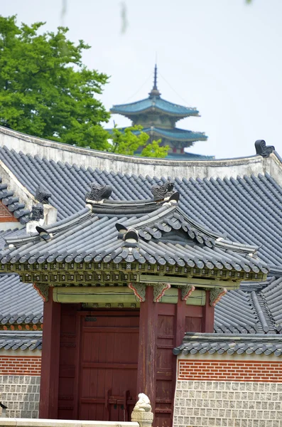 Gyeongbok palast, seoul, koreanische republik — Stockfoto