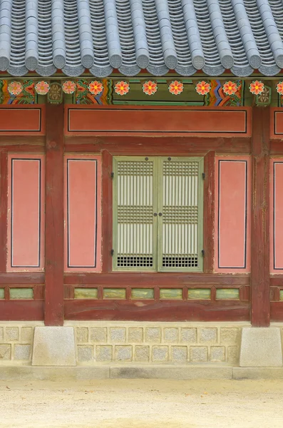 Republika Korei: Gyeongbok Palace, Seul, — Zdjęcie stockowe