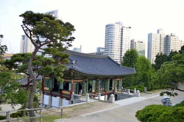 Bongeunsa Budist tapınağı Seoul, Güney Kore — Stok fotoğraf