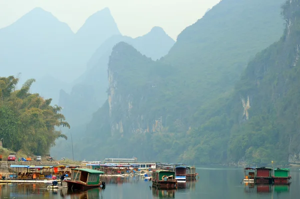 Landscape in Yangshuo Guilin, China — Stock Photo, Image