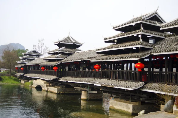 Paisagem em Yangshuo Guilin, China — Fotografia de Stock