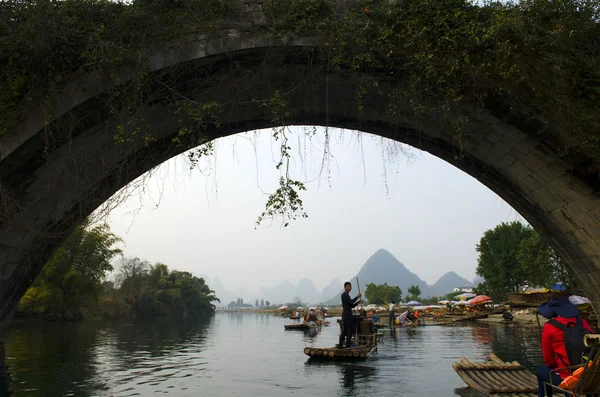 Krajina v Yangshuo Guilin, Čína — Stock fotografie