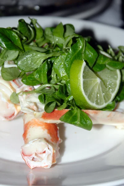 Comida cangrejo de piernas, alaska comida — Foto de Stock