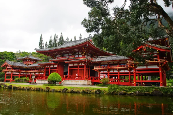 Byodo-In tempel, O'aho, Hawaii — Stockfoto