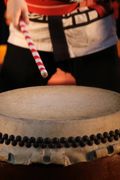 Ιαπωνική taiko τύμπανο — Φωτογραφία Αρχείου