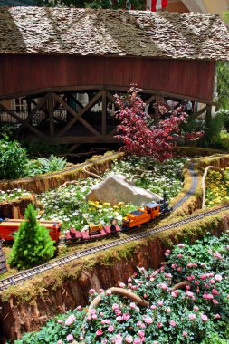 Minyatür modeli lokomotif