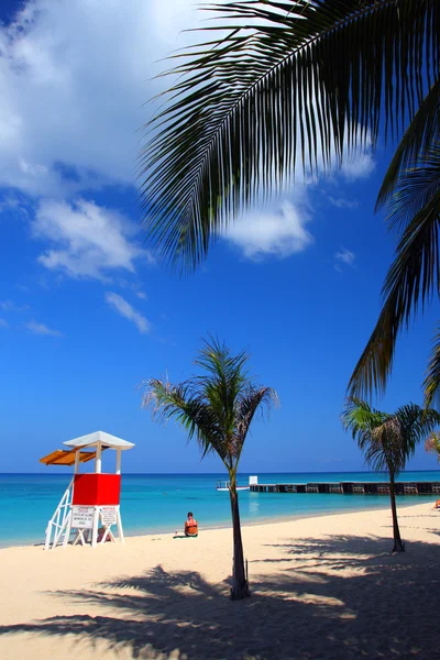 Doktor jeskyně Beach, Montego Bay, Jamajka — Stock fotografie