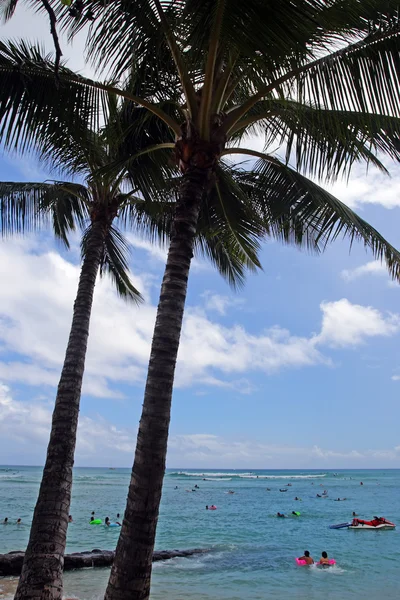 Waikiki Beach, Honolulu, Oahu, Hawaii — Stock Photo, Image