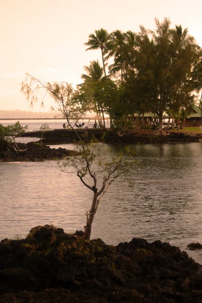 레인 보우 폭포, 큰 Isalnd, 하와이 — 스톡 사진
