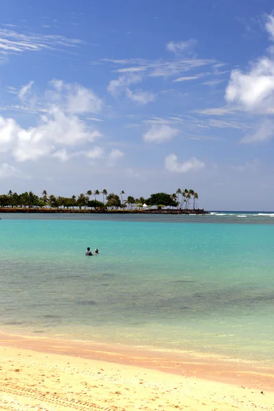 Παραλία Waikiki, Χονολουλού, Oahu, Χαβάη — Φωτογραφία Αρχείου