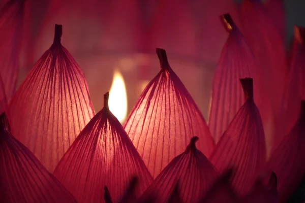 Candles with a soft background — Stock Photo, Image