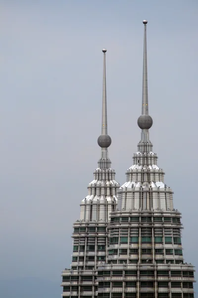 Torres Gemelas Petronas en Malasia, Kuala Lumpur — Foto de Stock