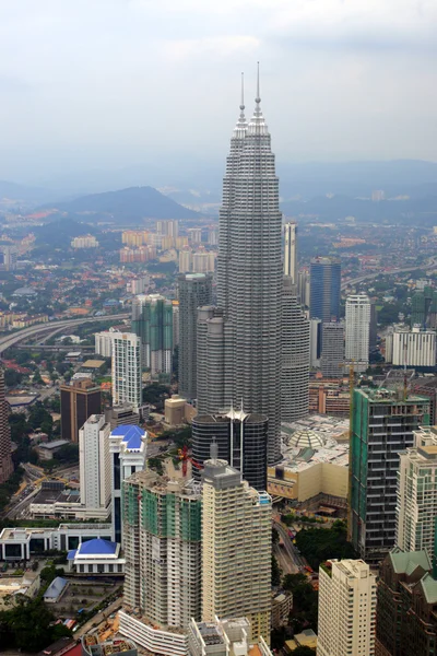 The Kuala Lumpur city skyline Stock Photo