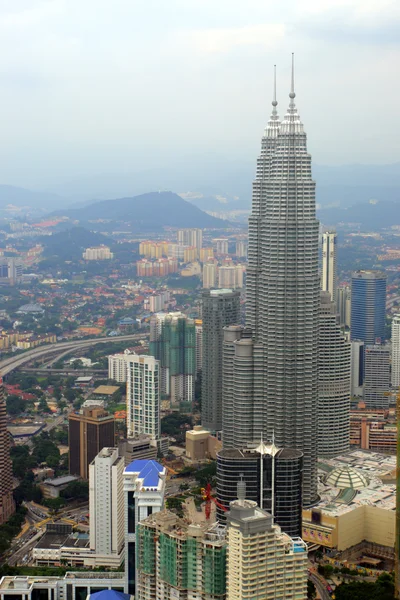 The Kuala Lumpur city skyline Royalty Free Stock Photos