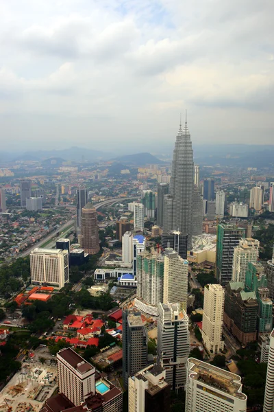 The Kuala Lumpur city skyline Royalty Free Stock Images