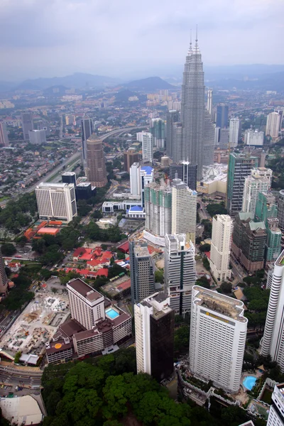 The Kuala Lumpur city skyline Royalty Free Stock Photos