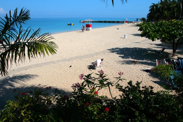 医生的洞穴海滩俱乐部，牙买加蒙特哥湾 — 图库照片