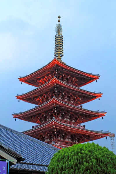 Tempio di Senso-ji, Tokyo, Giappone — Foto Stock