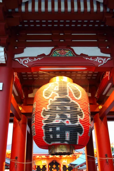 Hozo-mon kapısı, Senso-ji Tapınağı, Tokyo, Japonya — Stok fotoğraf