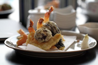 Tempura karides stok görüntü