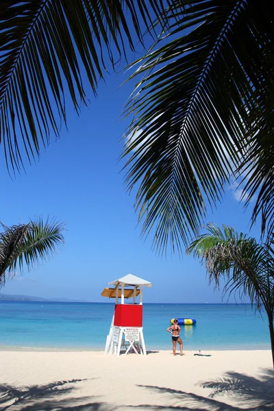 Doctor's Cave Beach, Montego Bay, Jamaica — Stock Photo, Image