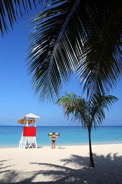 Doctor's Cave Beach, Montego Bay, Jamaica — Stock Photo, Image