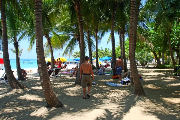 Doktor jeskyně Beach, Montego Bay, Jamajka — Stock fotografie