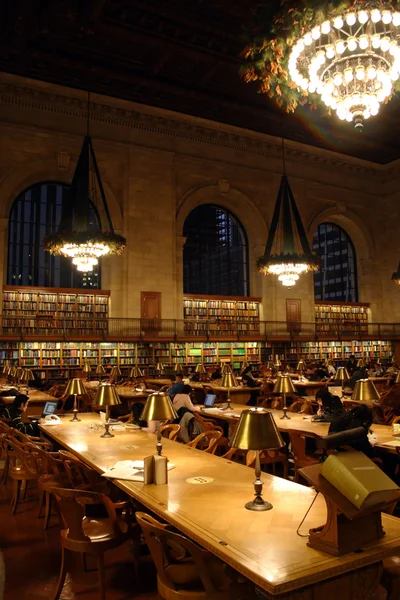 Δημόσια βιβλιοθήκη της Νέας Υόρκης — Φωτογραφία Αρχείου